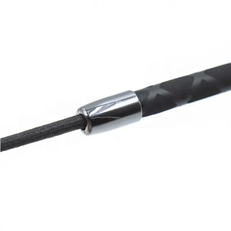 Стек из искусственной кожи, с вырезами в форме сердца на конце