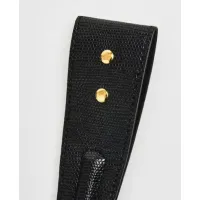 Шлепалка Hunkemoller Black Private из искусственной кожи