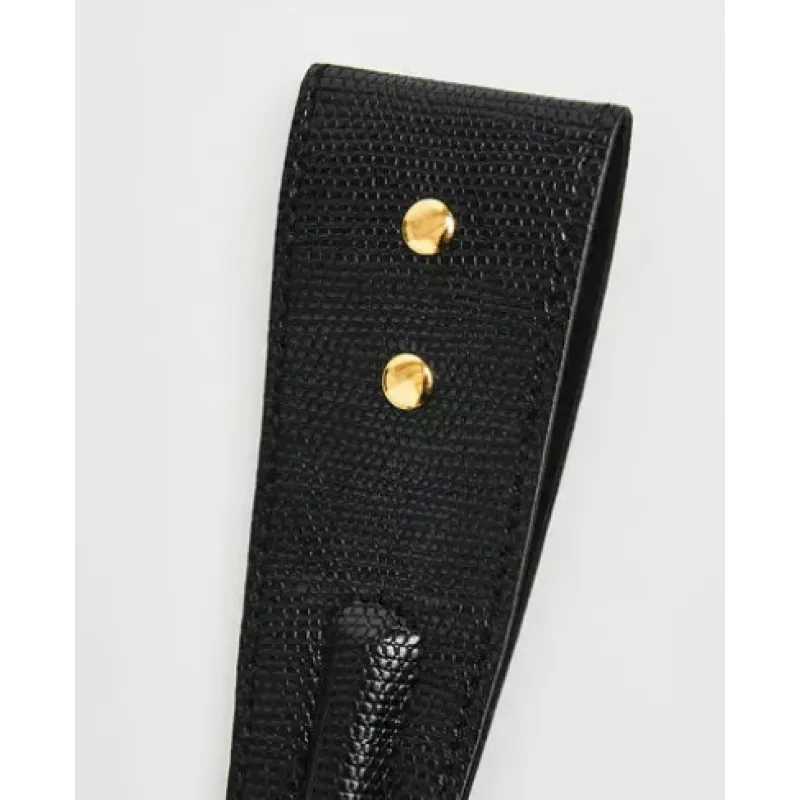 Шлепалка Hunkemoller Black Private из искусственной кожи