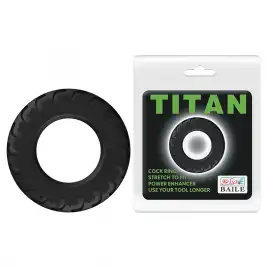 Эрекционное кольцо рельефное Baile Titan