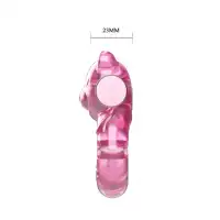 Эрекционное кольцо с вибрацией Baile Pink Dog-Head