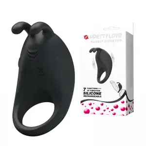 Перезаряжаемое виброкольцо Pretty Love Rabbit