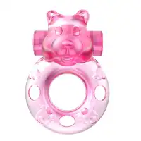 Baile, Китай Виброкольцо с клиторальным стимулятором Baile Magic Bear