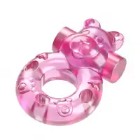 Baile, Китай Виброкольцо с клиторальным стимулятором Baile Magic Bear