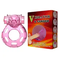 Baile, Китай Эрекционное кольцо с вибрацией Baile Pink Bear-Head Vibrating Ring Baile, Китай Эрекционное кольцо с вибрацией Baile Pink Bear-Head Vibrating Ring