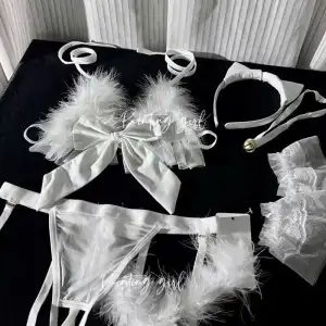 Набор для косплея белой кошечки из 5 предметов