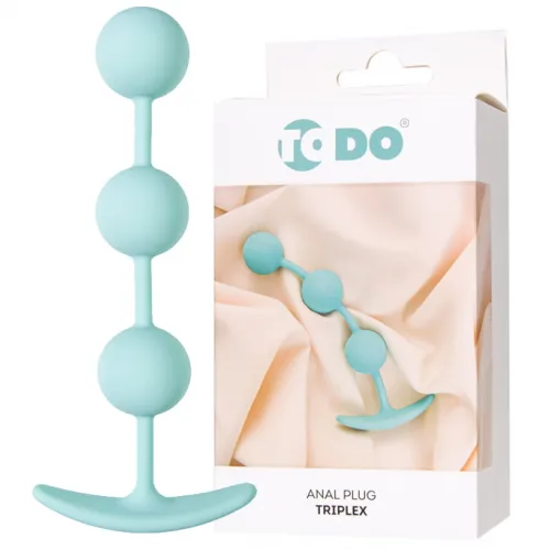 Изображение ToDo by Toyfa Анальная втулка ToDo by Toyfa Triplex голубая