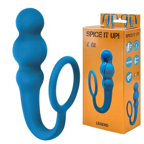 Lola Toys, Россия Анальная пробка с кольцом на пенис Spice It Up Legend Aquamarine — купить в Минске Изображение Lola Toys, Россия Анальная пробка с кольцом на пенис Spice It Up Legend Aquamarine