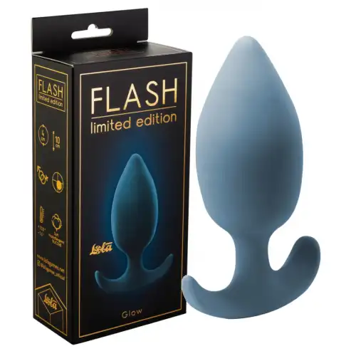 Lola Toys, Россия Анальная пробка со смещенным центром тяжести Flash Glow Lola — купить в Минске Изображение Lola Toys, Россия Анальная пробка со смещенным центром тяжести Flash Glow Lola