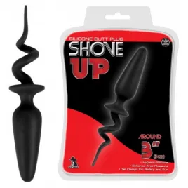 Анальная пробка хвостик-штопор Shove Up Tail Plug