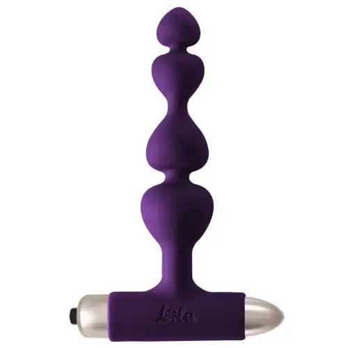 Фото Lola Toys, Россия Анальная цепочка с вибрацией Spice It Up Excellence фиолетовая