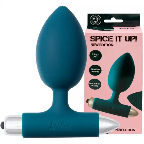 Изображение Lola Toys, Россия Анальная пробка с вибрацией Spice It Up New Edition Perfection зеленая