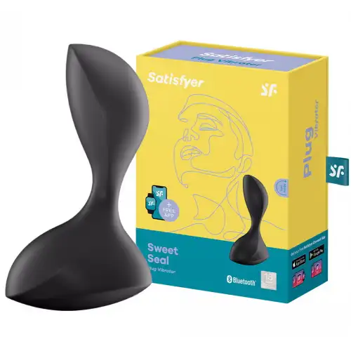 Фото Satisfyer, Германия Анальный смарт-стимулятор с вибрацией Satisfyer Sweet Seal черный