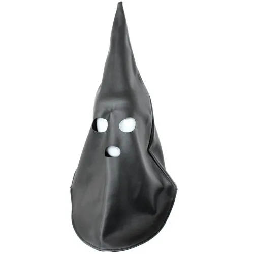 Изображение KISSEXPO Черная БДСМ маска Ку-клукс-клан