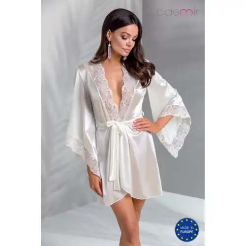 Casmir, Польша Нежный кремовый пеньюар Inoe XXL/XXXL — купить в Минске Изображение Casmir, Польша Нежный кремовый пеньюар Inoe XXL/XXXL