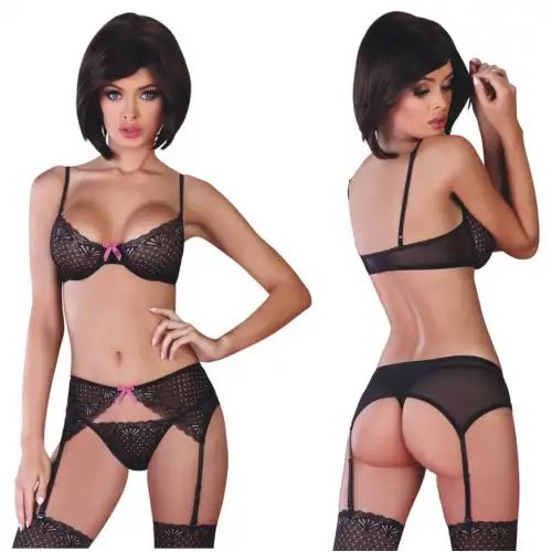 Фото Livia Corsetti Fashion, Польша Чувственный комплект Geva черного цвета L/XL