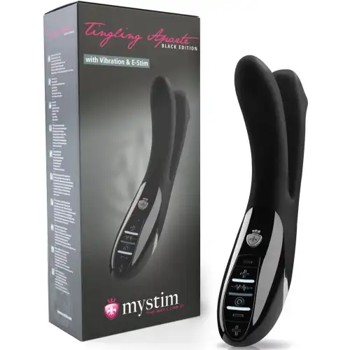 Фото MYSTIM Вибратор Mystim Tingling Apart eStim чёрного цвета