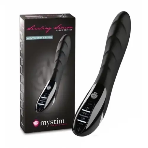 Изображение MYSTIM Вибратор с электростимуляцией Mystim Sizzling Simon Black Edition
