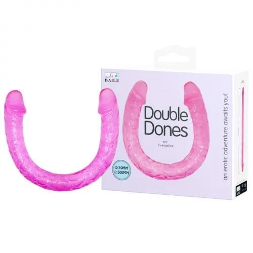Фото Baile, Китай Двухголовый фаллоимитатор Double Dones 48 см