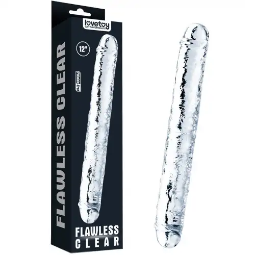 Lovetoy, Китай Двойной фаллоимитатор Lovetoy Flawless Clear Double Dildo 30 см — купить в Минске Фото Lovetoy, Китай Двойной фаллоимитатор Lovetoy Flawless Clear Double Dildo 30 см