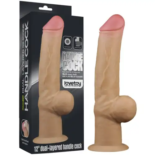 Фото Lovetoy, Китай Реалистичный фаллос с высоко посаженной мошонкой Lovetoy Silicone Cock 30 см
