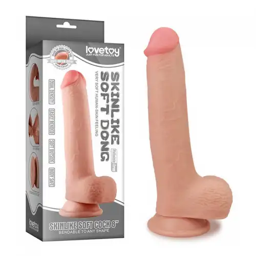 Lovetoy, Китай Большой реалистичный фаллос на присоске Skinlike Soft Cock 8 in — купить в Минске Изображение Lovetoy, Китай Большой реалистичный фаллос на присоске Skinlike Soft Cock 8 in