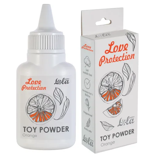 Фото Lola Toys, Россия Пудра для игрушек Love Protection с ароматом апельсина 30 гр