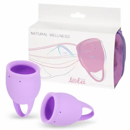 Изображение Lola Toys, Россия Набор менструальных чаш Natural Wellness Orchid Lavander