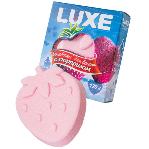 Фото Luxe Бомбочка для ванны Luxe с ароматом клубники