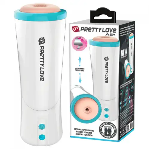 Фото Pretty Love, Китай Мастурбатор Pretty Love Aby с поступательными движениями, функцией посасывания и голосовым сопровождением