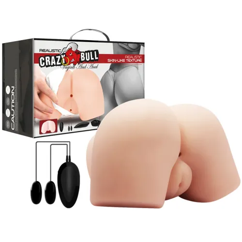 Фото Baile, Китай Мастурбатор Crazy Bull с двумя отверстиями и двойным виброяйцом