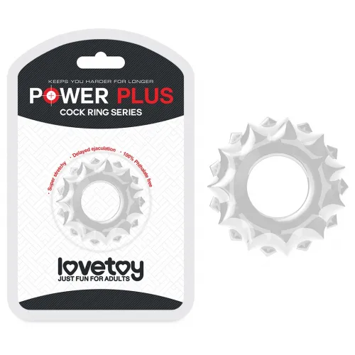 Фото Lovetoy, Китай Эрекционное кольцо прозрачное Power Plus Cock Ring