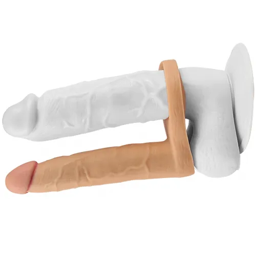 Изображение Lovetoy, Китай Реалистичная насадка для двойного проникновения The Ultra Soft Double 16 см