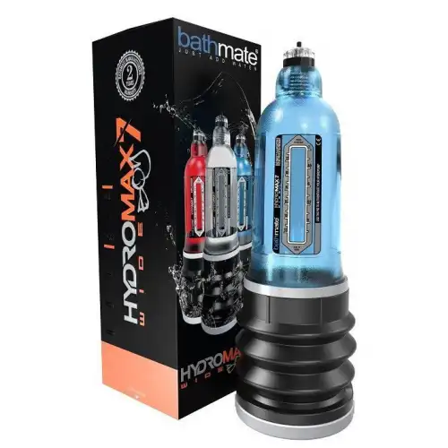 Bathmate, Великобритания Гидропомпа Bathmate HydroMax7 Wide Boy синяя — купить в Минске Фото Bathmate, Великобритания Гидропомпа Bathmate HydroMax7 Wide Boy синяя