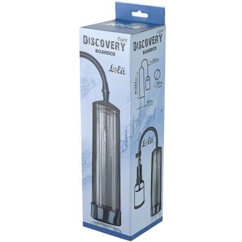 Фото Lola Toys, Россия Вакуумная помпа Discovery Light Boarder Charcoal