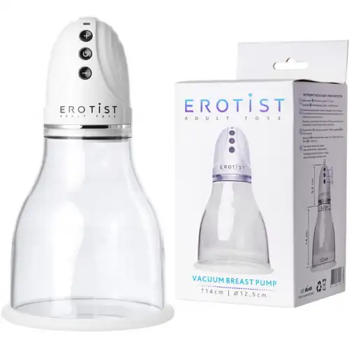 Изображение Erotist Перезаряжаемая вакуумная помпа для груди Erotist