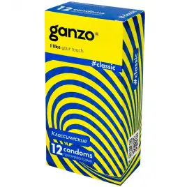 Презервативы Ganzo №12 Classic классические с обильной смазкой