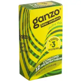 Презервативы Ganzo №15 Ultra Thin ультратонкие