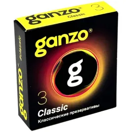 Презервативы Ganzo №3 Classic классические с обильной смазкой