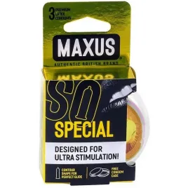 Презервативы в пластиковом кейсе Maxus №3 Air Special точечно-ребристые с обильной смазкой