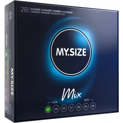 My.Size, Германия Презервативы My.Size Mix №28 размер 47 — купить в Минске Фото My.Size, Германия Презервативы My.Size Mix №28 размер 47