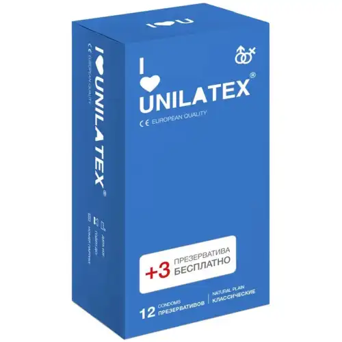 Unilatex Классические презервативы Unilatex Natural Plain 15 шт — купить в Минске Фото Unilatex Классические презервативы Unilatex Natural Plain 15 шт