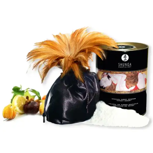 Изображение Shunga, Канада Съедобная пудра для тела Shunga Exotic Fruits с ароматом экзотических фруктов 228 гр