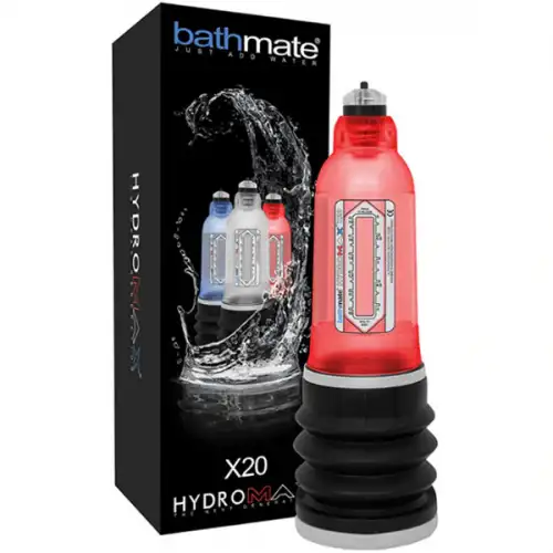 Bathmate, Великобритания Гидропомпа Bathmate HydroMax X20 красная — купить в Минске Фото Bathmate, Великобритания Гидропомпа Bathmate HydroMax X20 красная