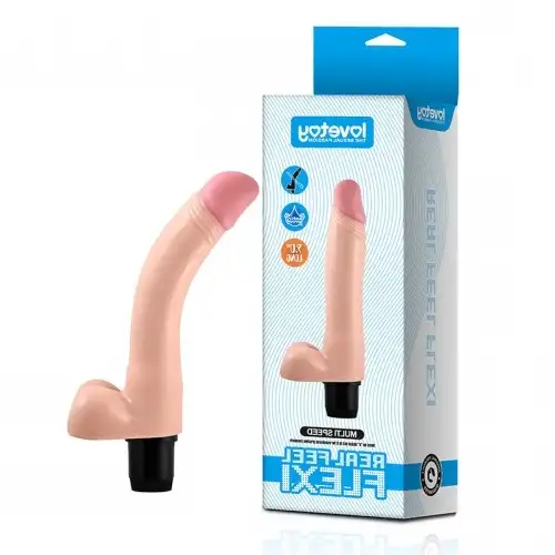 Изображение Lovetoy, Китай Фаллос с мошонкой и с нежно-розовой головкой 23 см
