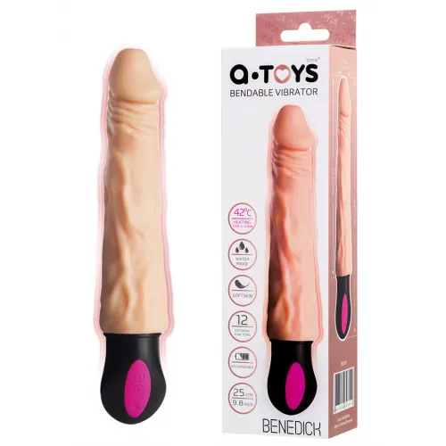 Изображение A-toys by TOYFA Вибратор A-toys с подогревом