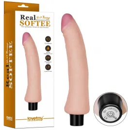 Реалистичный вибратор Real Softee 20 см