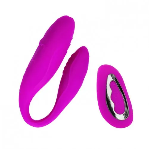 Фото Pretty Love, Китай Вибратор для двоих с беспроводным управлением и реакцией на голос Pretty Love Vox Vibe