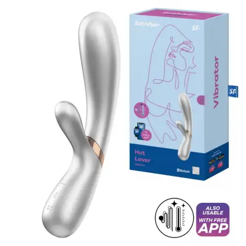 Фото Satisfyer, Германия Смарт-вибратор с функцией нагрева Satisfyer Hot Lover серебристый