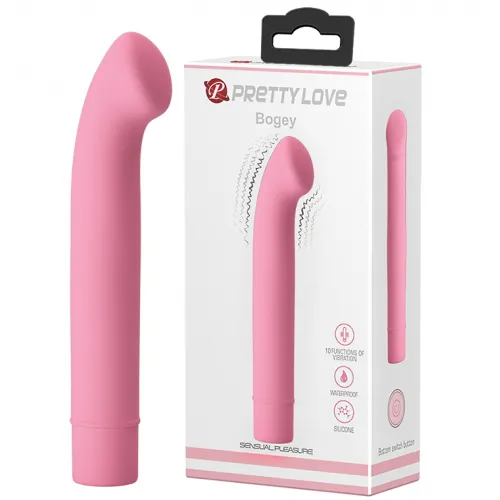 Фото Pretty Love, Китай Вибростимулятор для точки G Pretty Love Bogey нежно-розовый